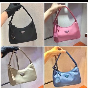 Woman’s Prada bags